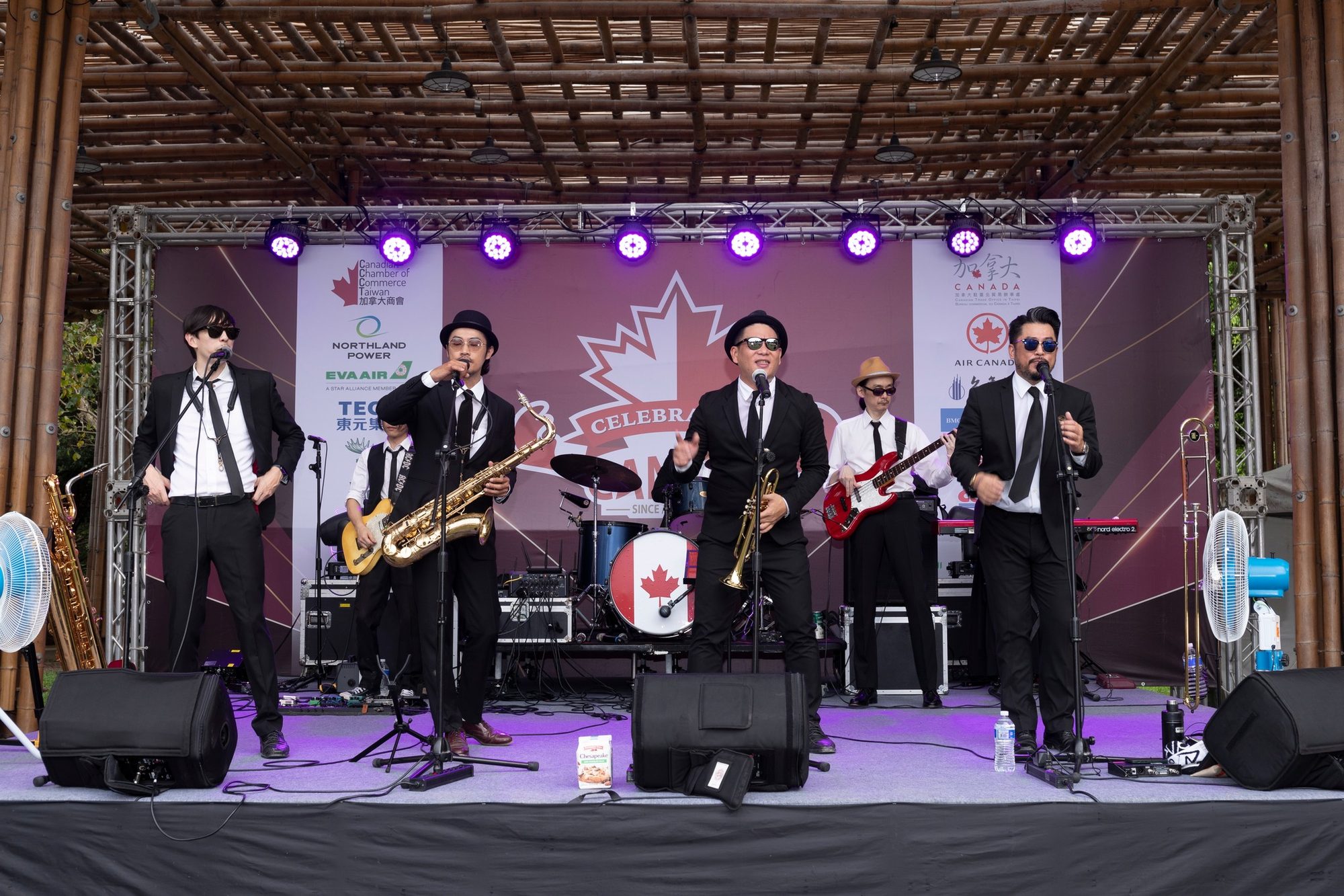 Live music on the Celebration Canada stage
