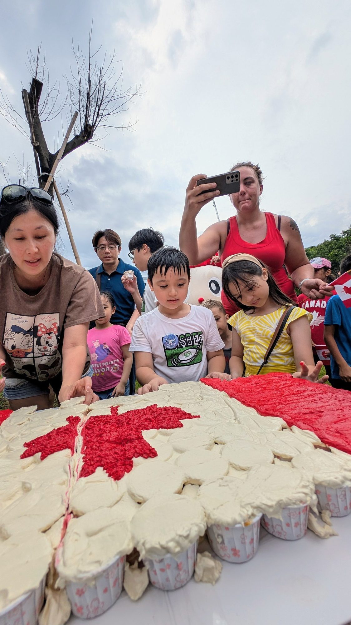 Families at Celebration Canada
